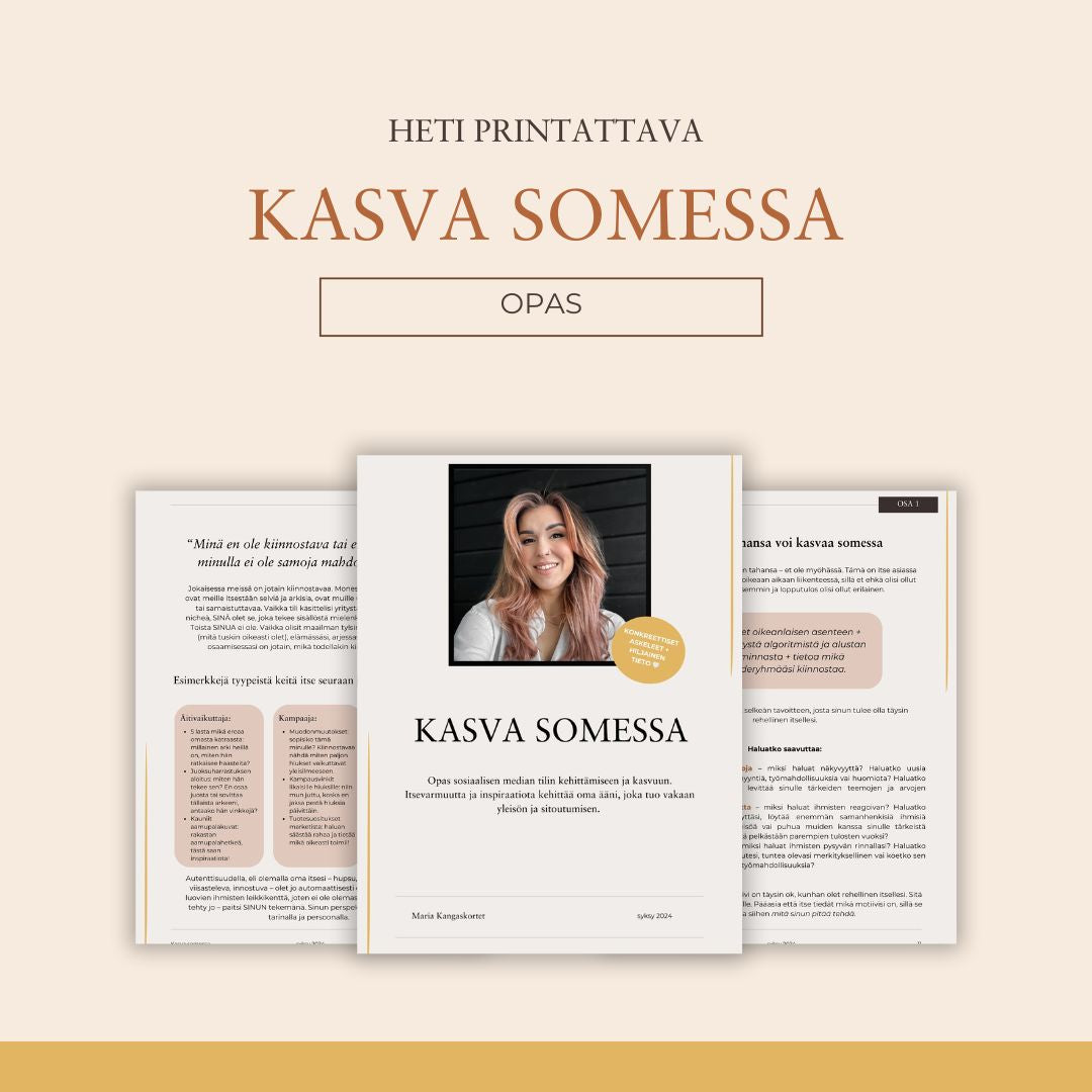 KASVA SOMESSA -OPAS